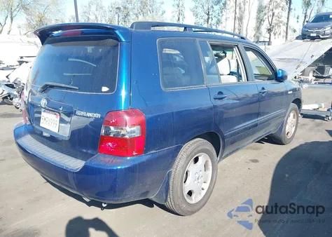 2005 Toyota Highlander Limited V6 from USA, damaged, VIN JTEDP21A650054938